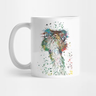 Ostrich peeking Mug